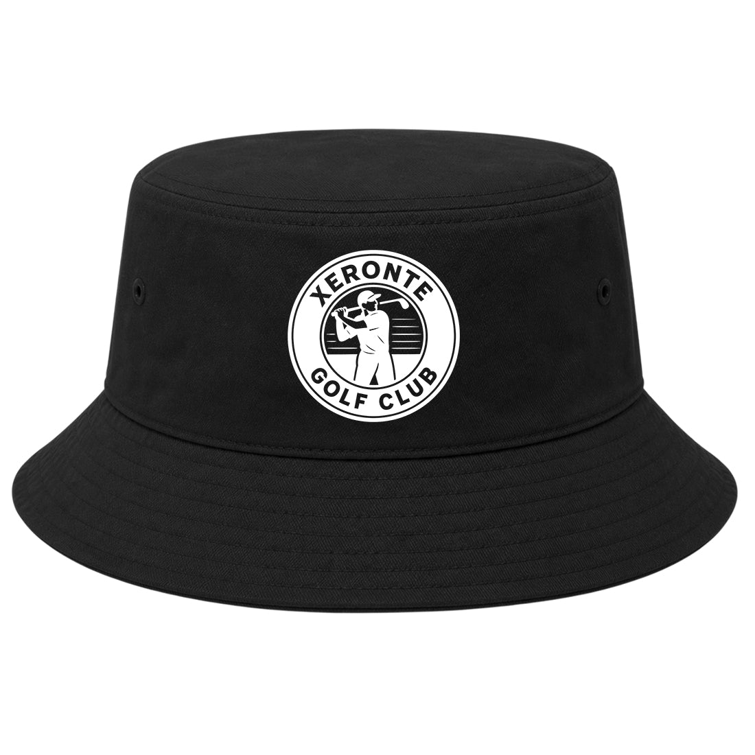Black Xeronte Golf Club Logo Bucket Hat