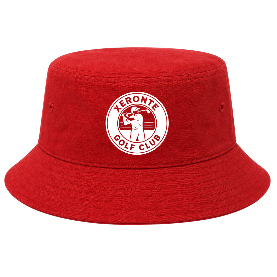 Red Xeronte Golf Club Logo Bucket Hat