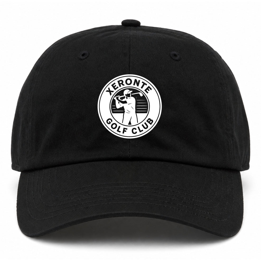 Black Xeronte Golf Club Logo Dad Hat