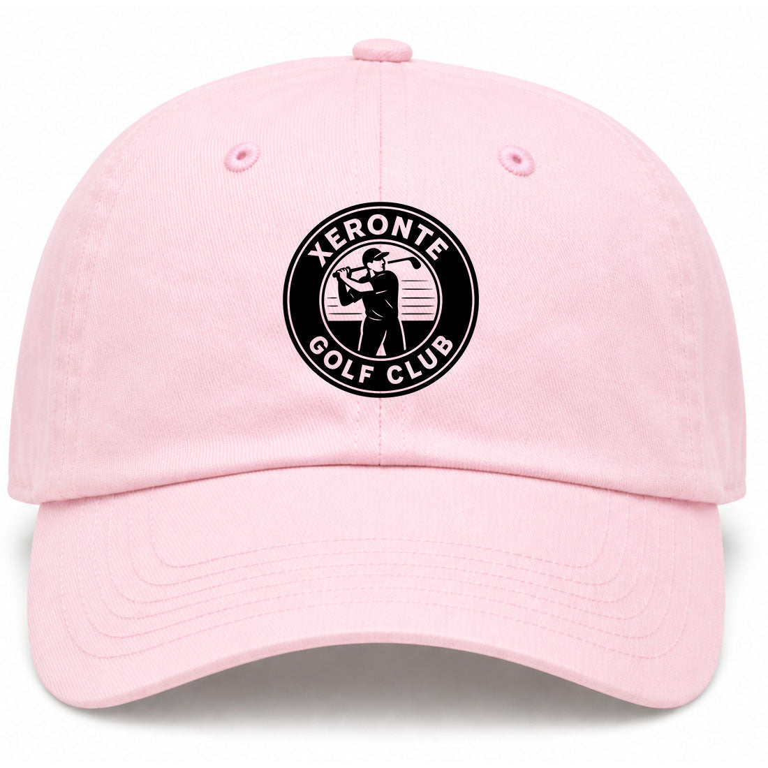 Pink Xeronte Golf Club Logo Dad Hat
