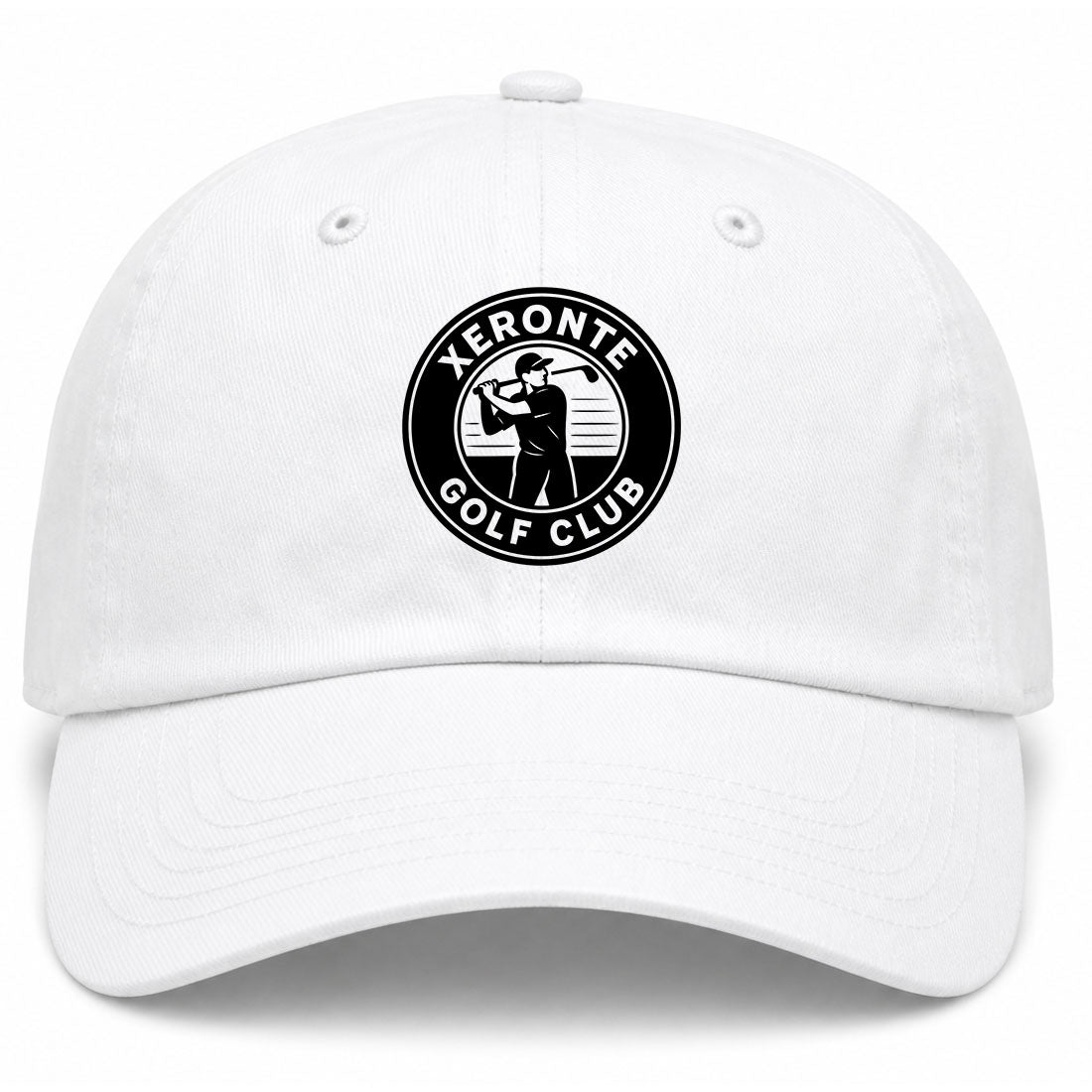 White Xeronte Golf Club Logo Dad Hat