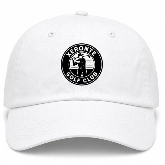 White Xeronte Golf Club Logo Dad Hat
