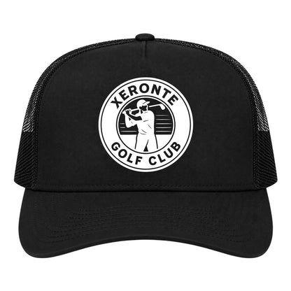 Black Xeronte Golf Club Logo Trucker Hat