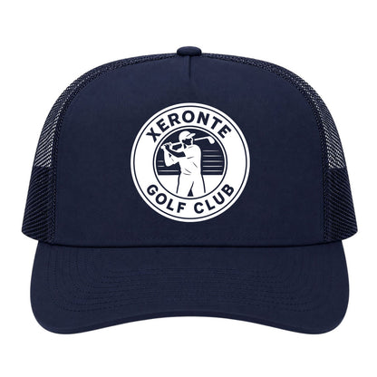 Navy Blue Xeronte Golf Club Logo Trucker Hat