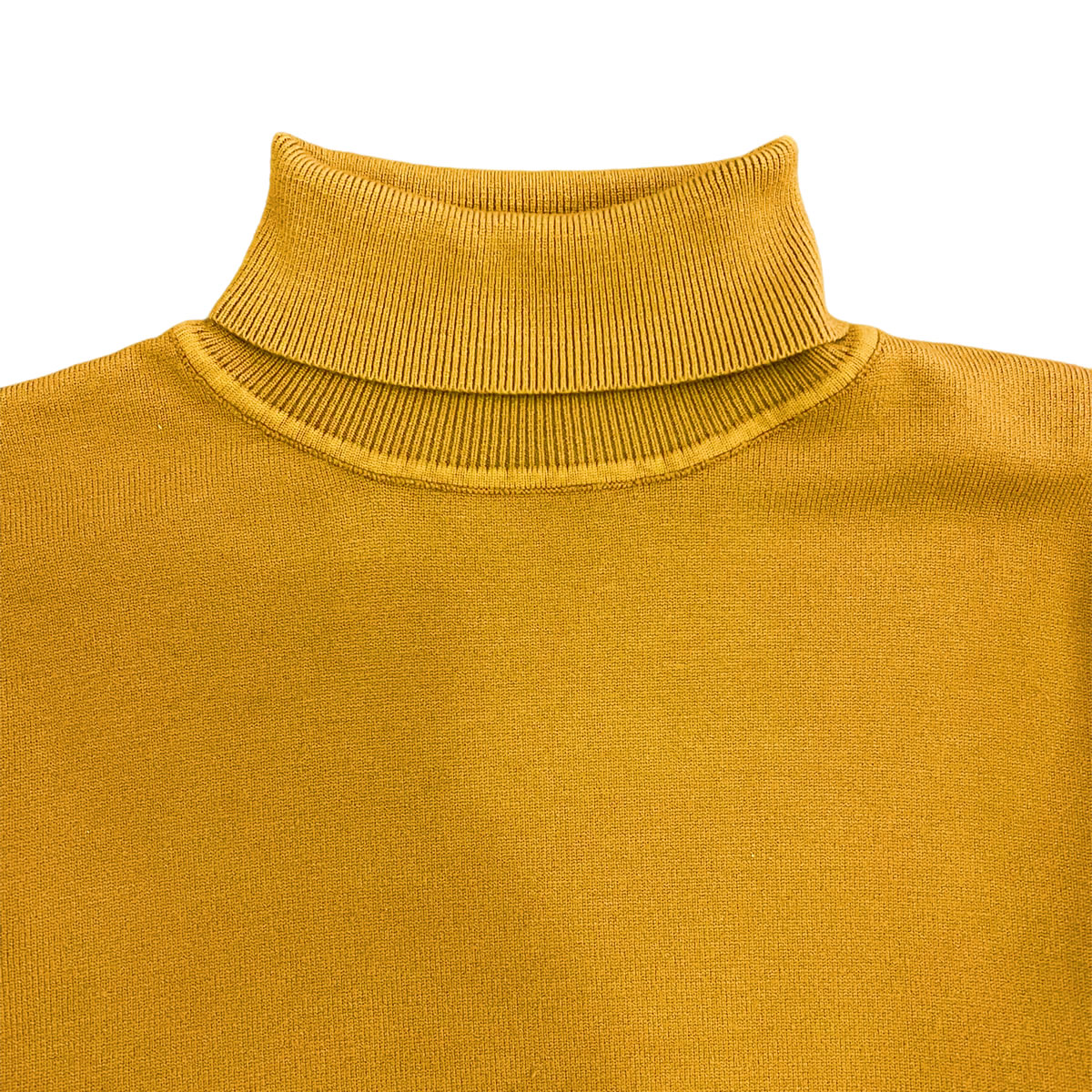 Mustard yellow turtleneck mens hotsell